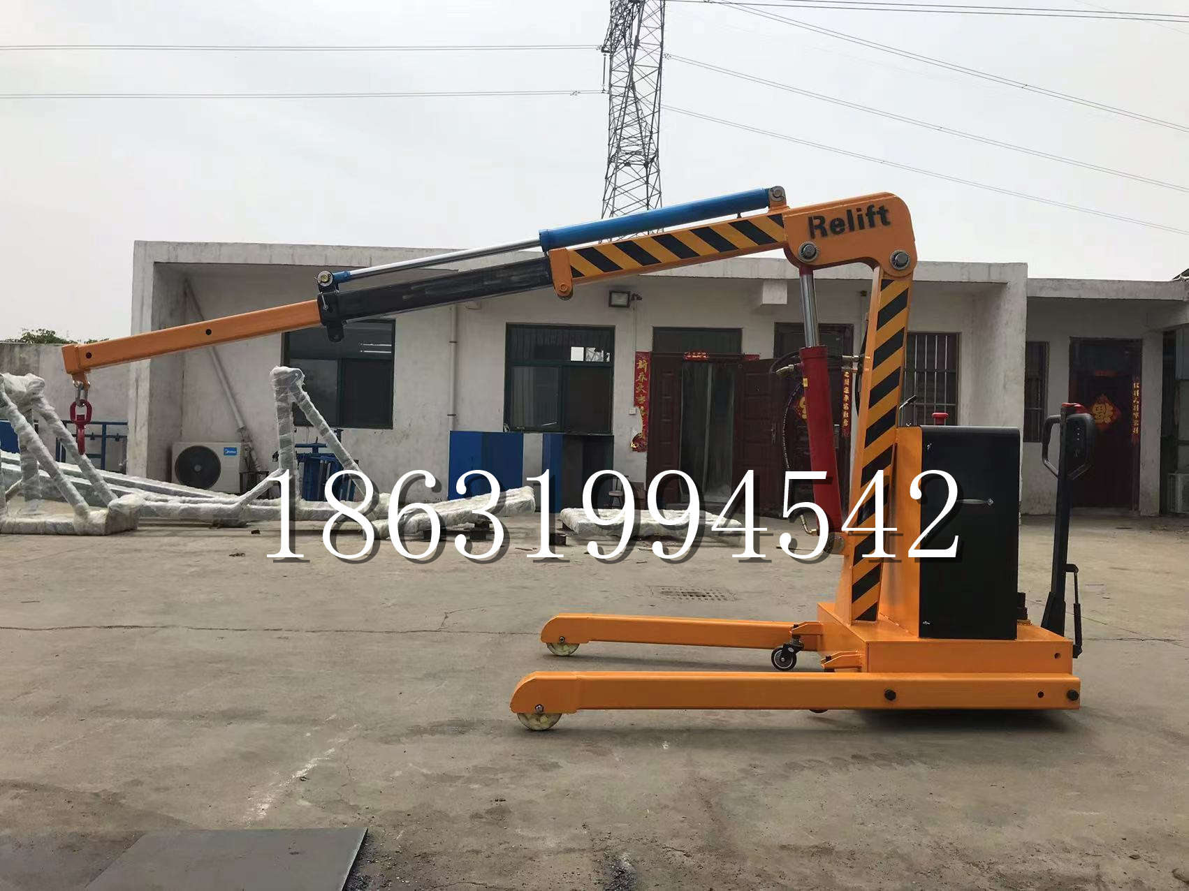 丰镇市久征定做3吨三轮随车吊 农用园林绿化移树吊 平板工程用小吊机